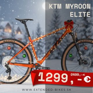 Veľká vianočná akcia na model KTM Myroon ELITE☃🎄! Kvalitné Rakúske🇦🇹 bicykle za polovičné ceny🔥! Neváhaj a vyber si svoj...
